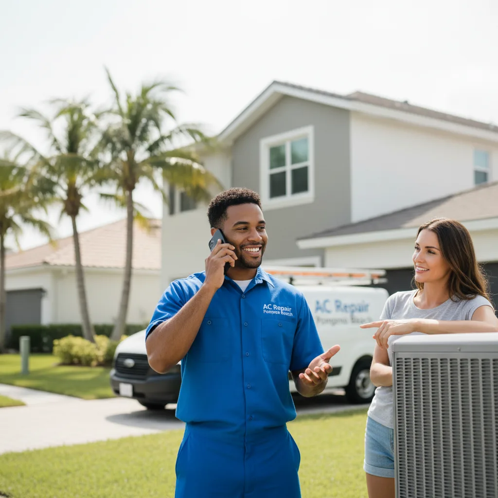 AC Repair Pompano Beach customer support in Santee
